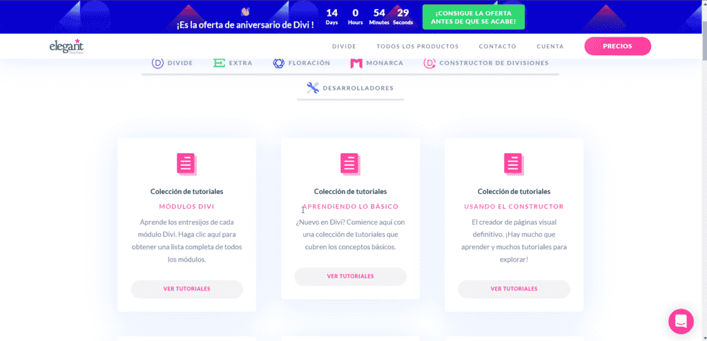 capacitación con divi