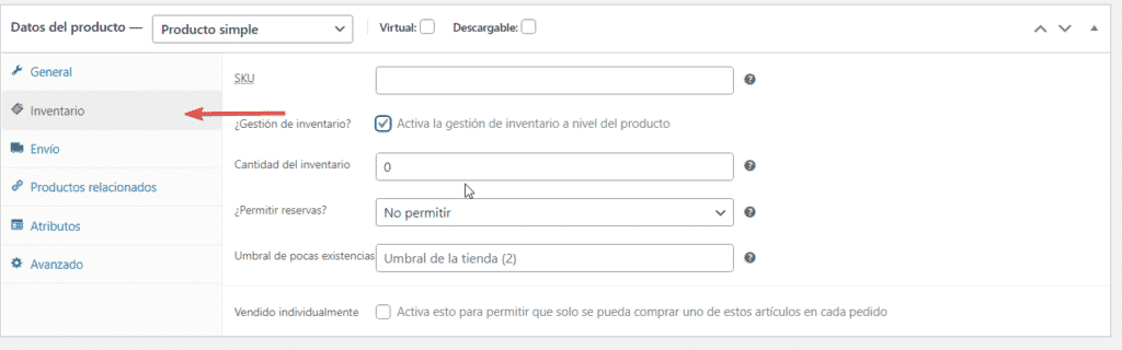 como crear un producto en woocommerce