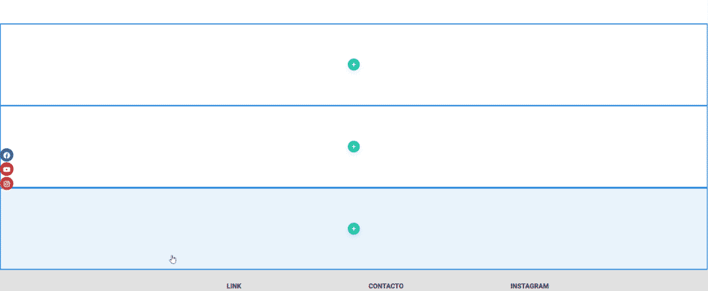 como inserto una sección en divi