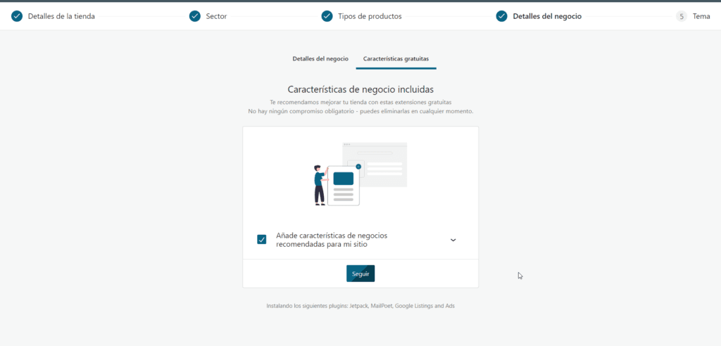 configuración de woocommerce