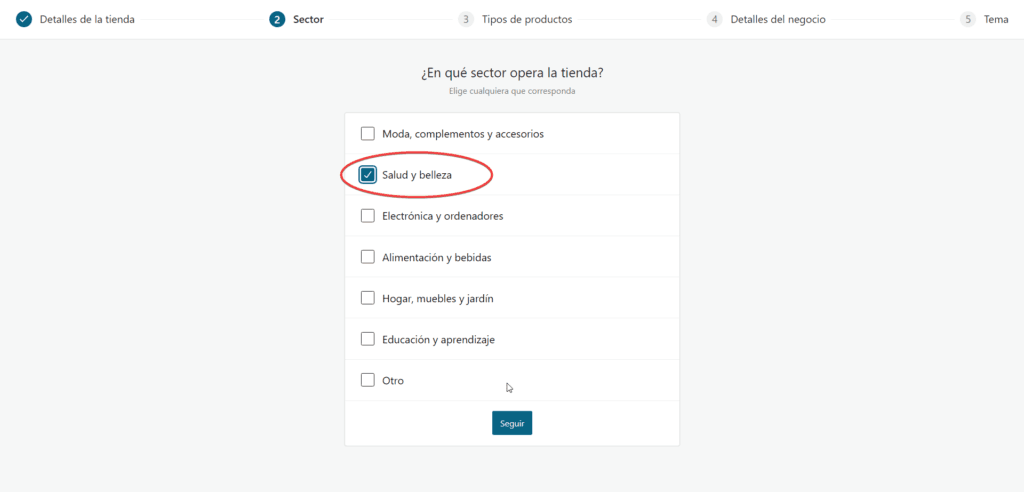 configuración de woocommerce